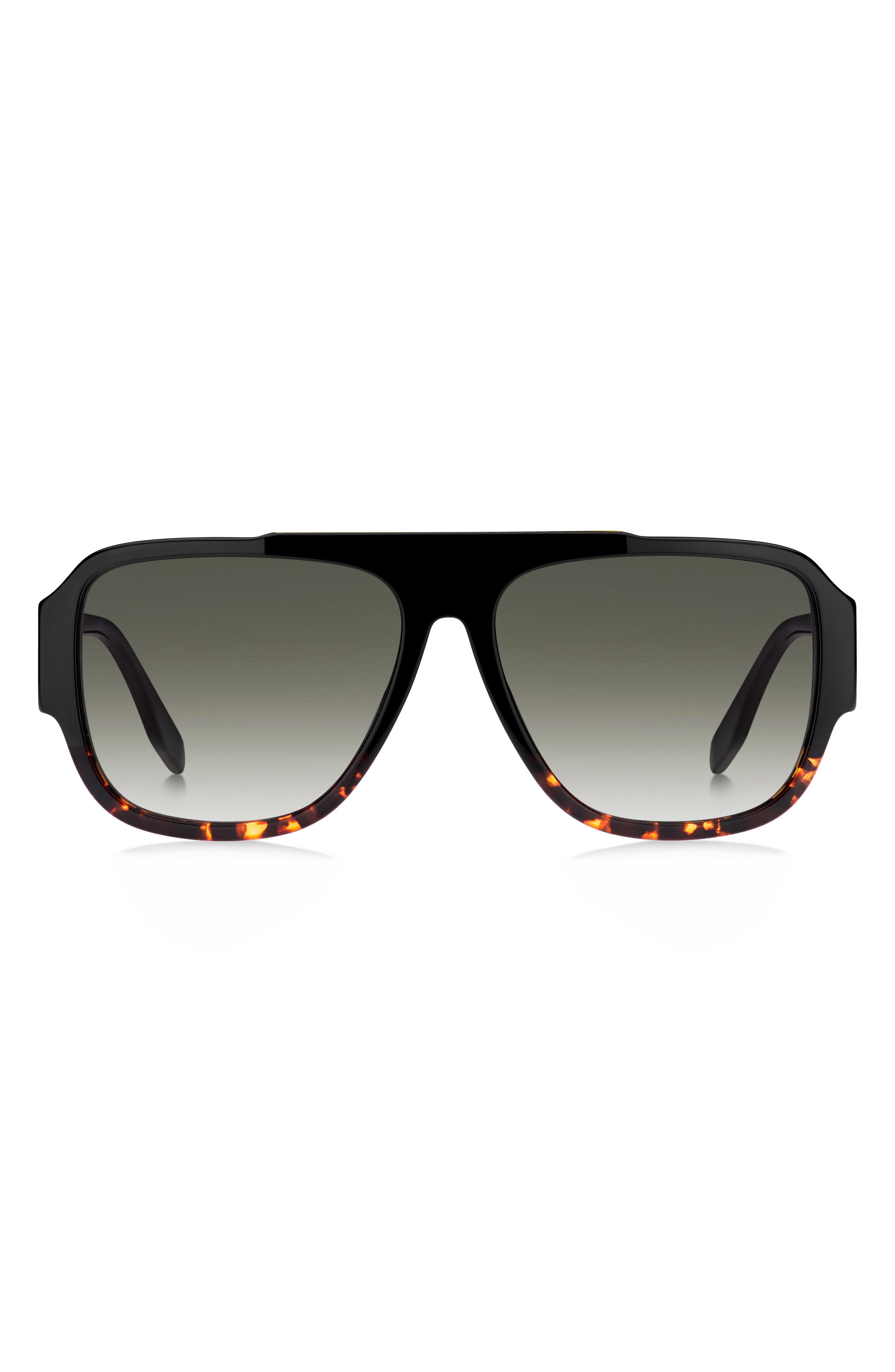58mm Flat Top Sunglasses