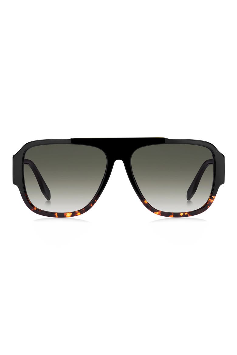 58mm Flat Top Sunglasses, Main, color, 0WR7-9K