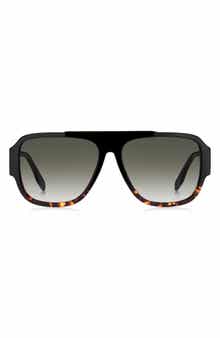 58mm Flat Top Sunglasses