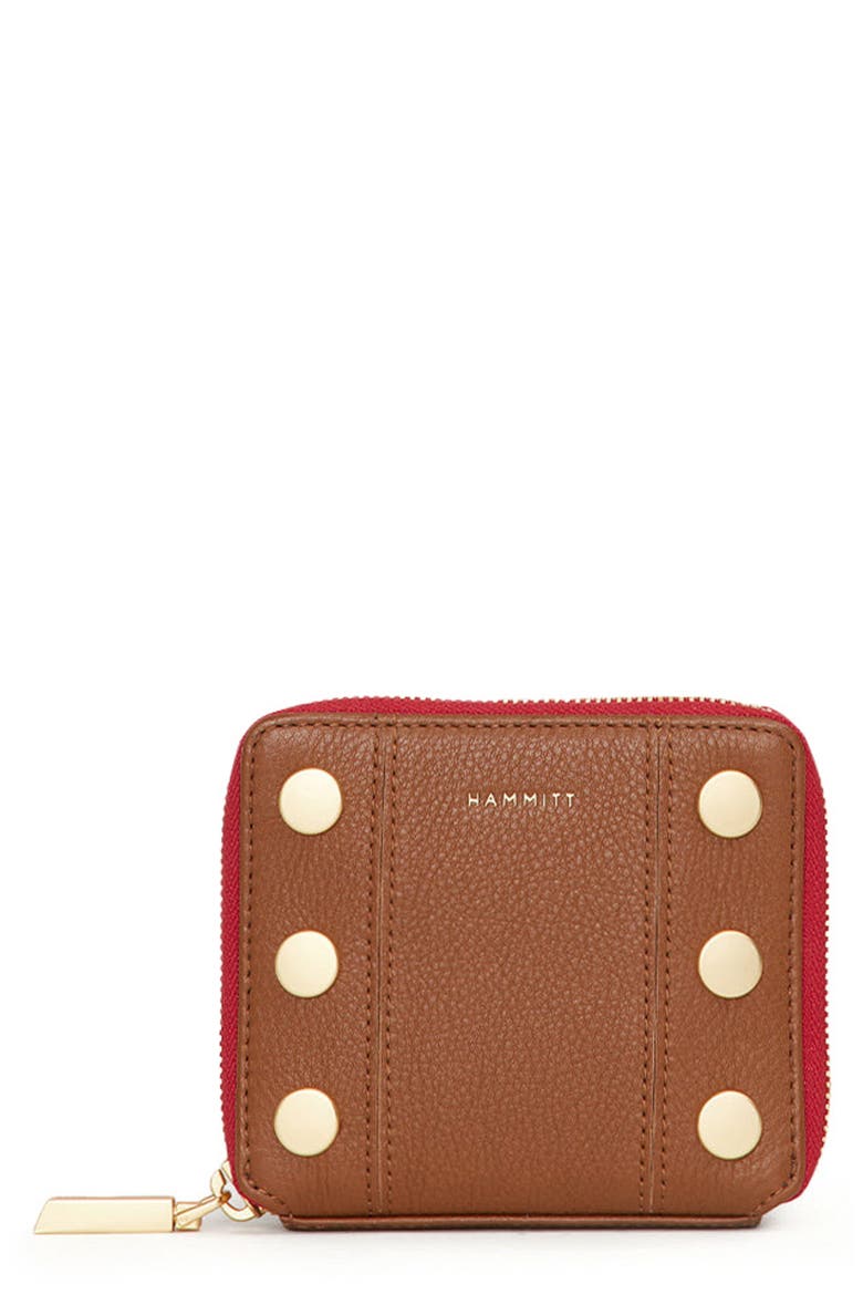 5 North Wallet, Main, color, MAHOGANY/ BRUSHED GOLD