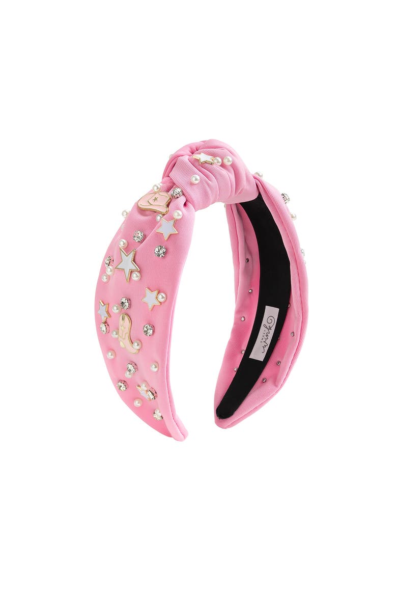 Cowgirl Cutie Western Gemstone Headband, Main, color, Soft Pink