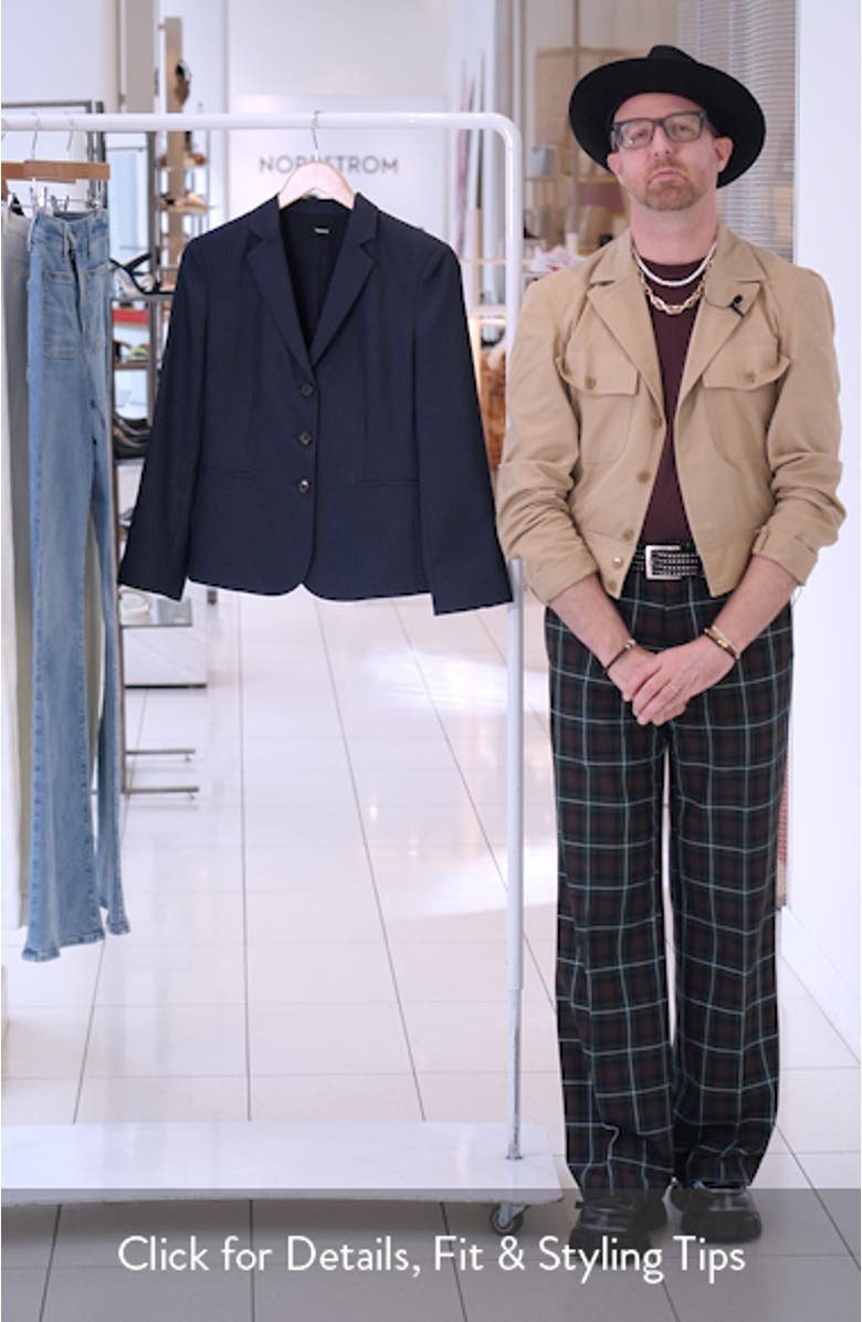Shrunken Three-Button Jacket, sales video thumbnail