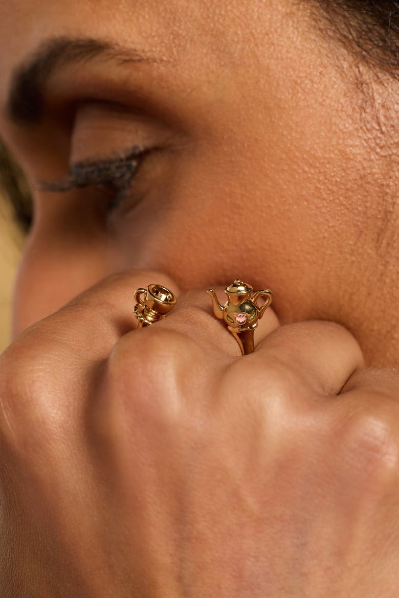Tea Party Ring, Alternate, color, Gold