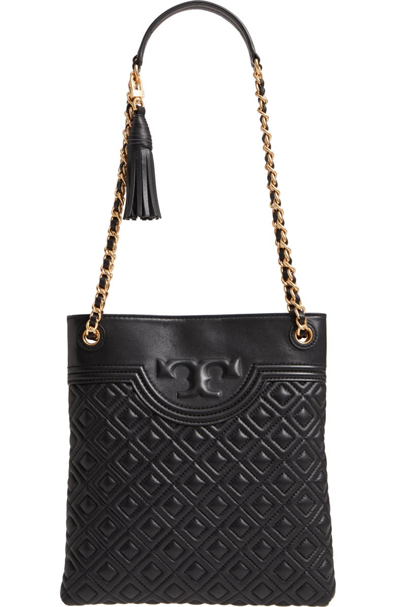 Tory Burch Fleming Swingpack Leather Crossbody Bag, Main, color,