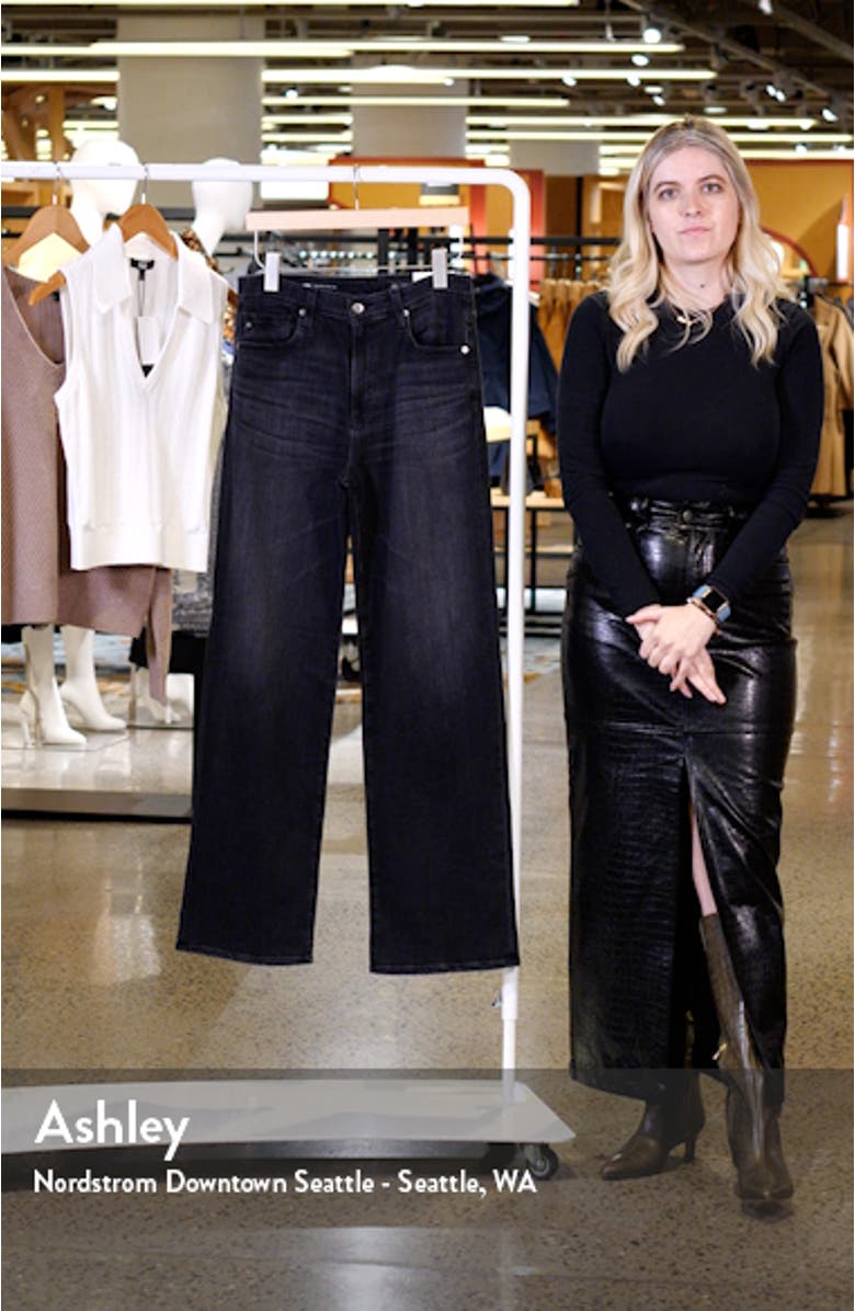 Kora High Waist Wide Leg Jeans, sales video thumbnail