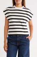 DR2 by Daniel Rainn Stripe Cap Sleeve Top