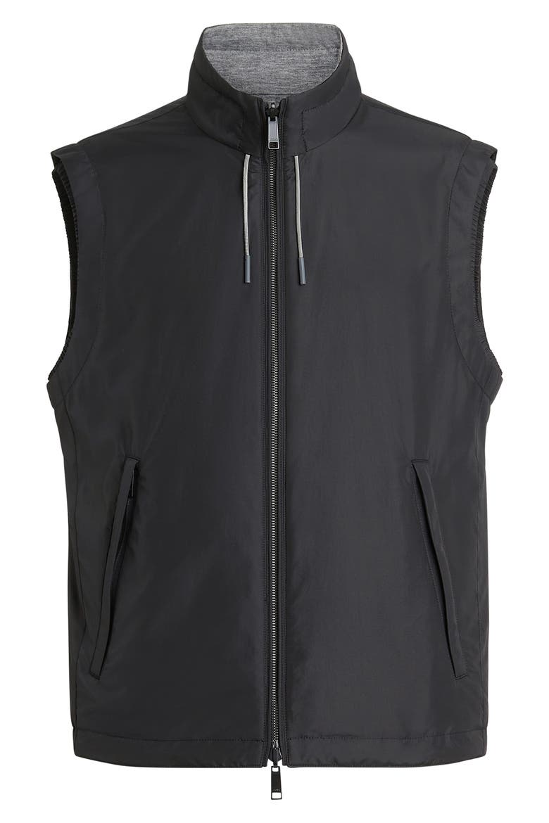 Zephyr Reversible Vest, Alternate, color, BLACK