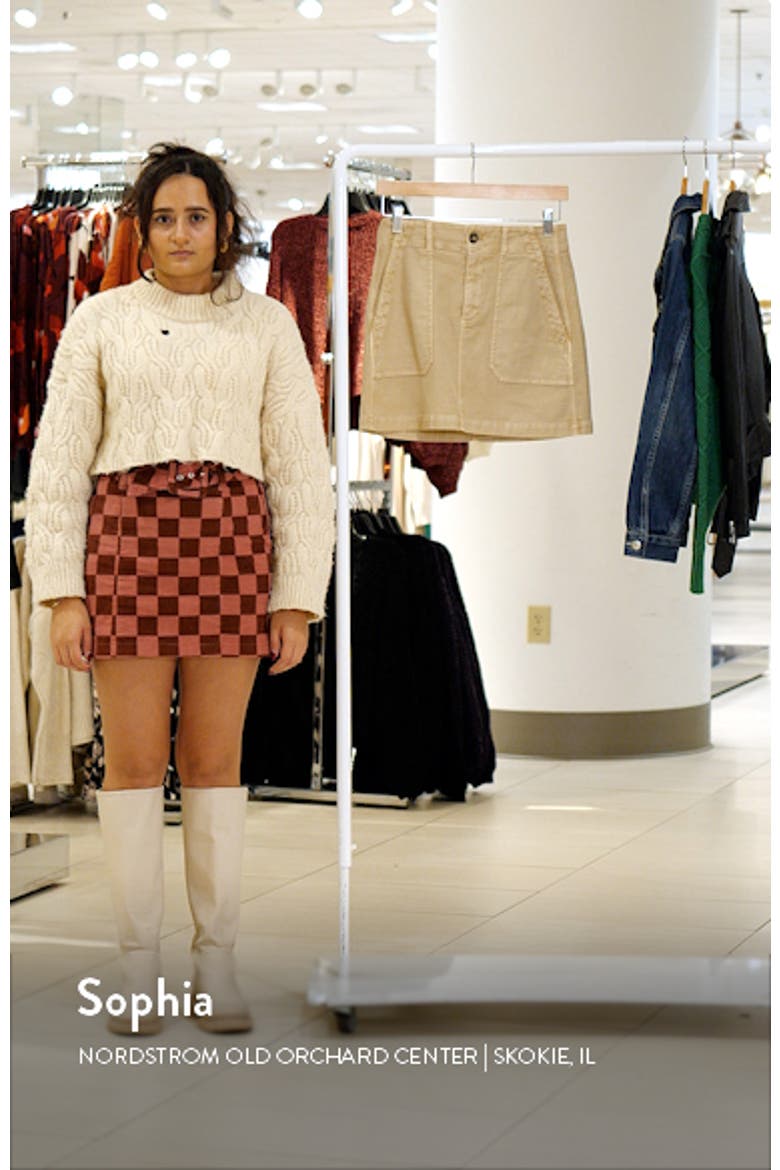 Surplus Stretch Organic Cotton Blend Miniskirt video
