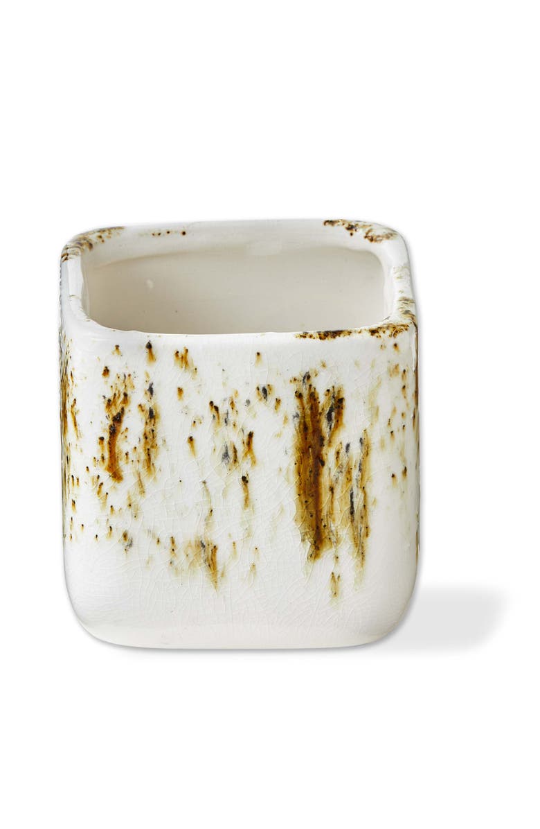 tag Large White Multi Ceramic Square Planter for Home Decor, Main, color, White