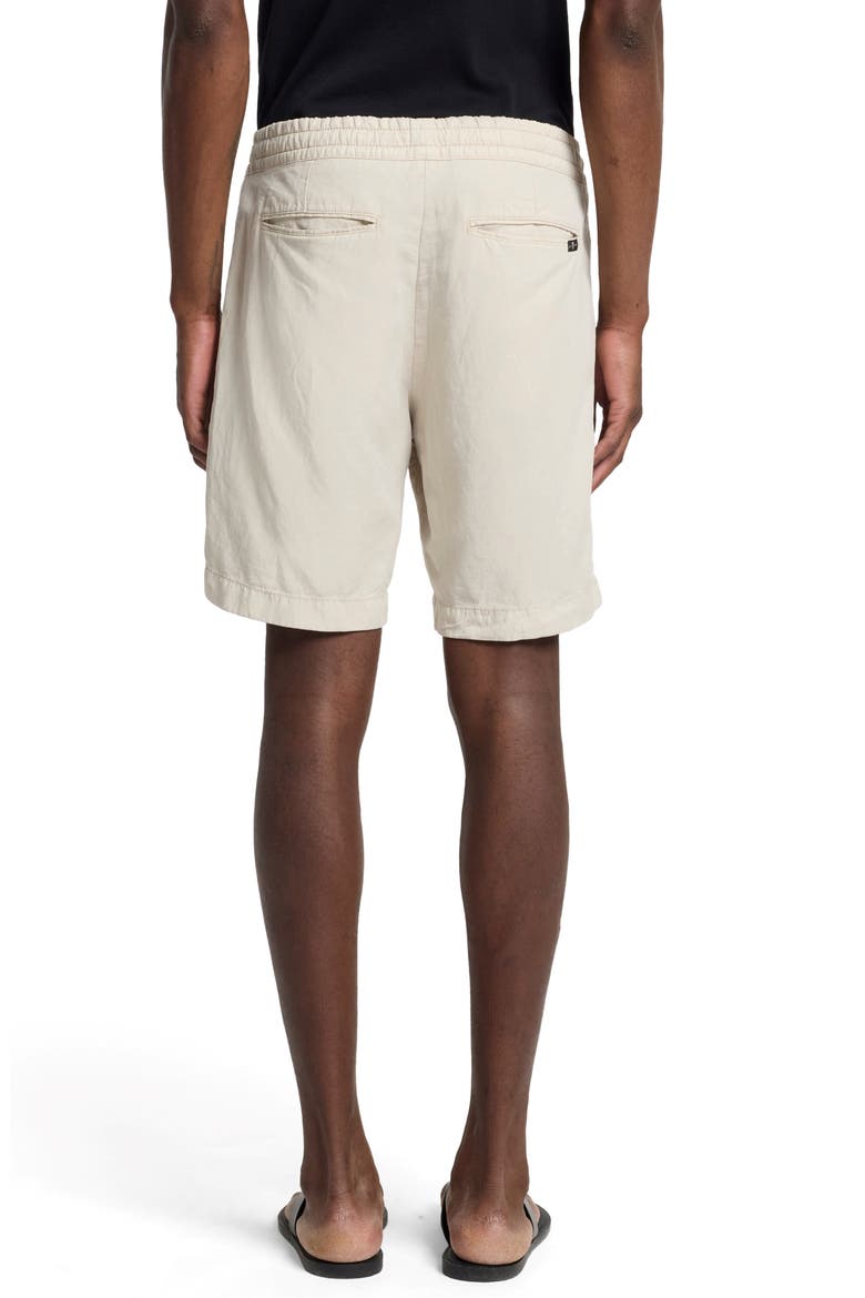 Pull-On Cotton Blend Shorts, Alternate, color, BONE