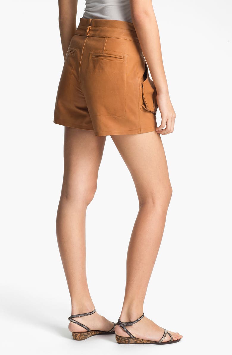 A.L.C. 'Cash' Leather Shorts, Alternate, color,