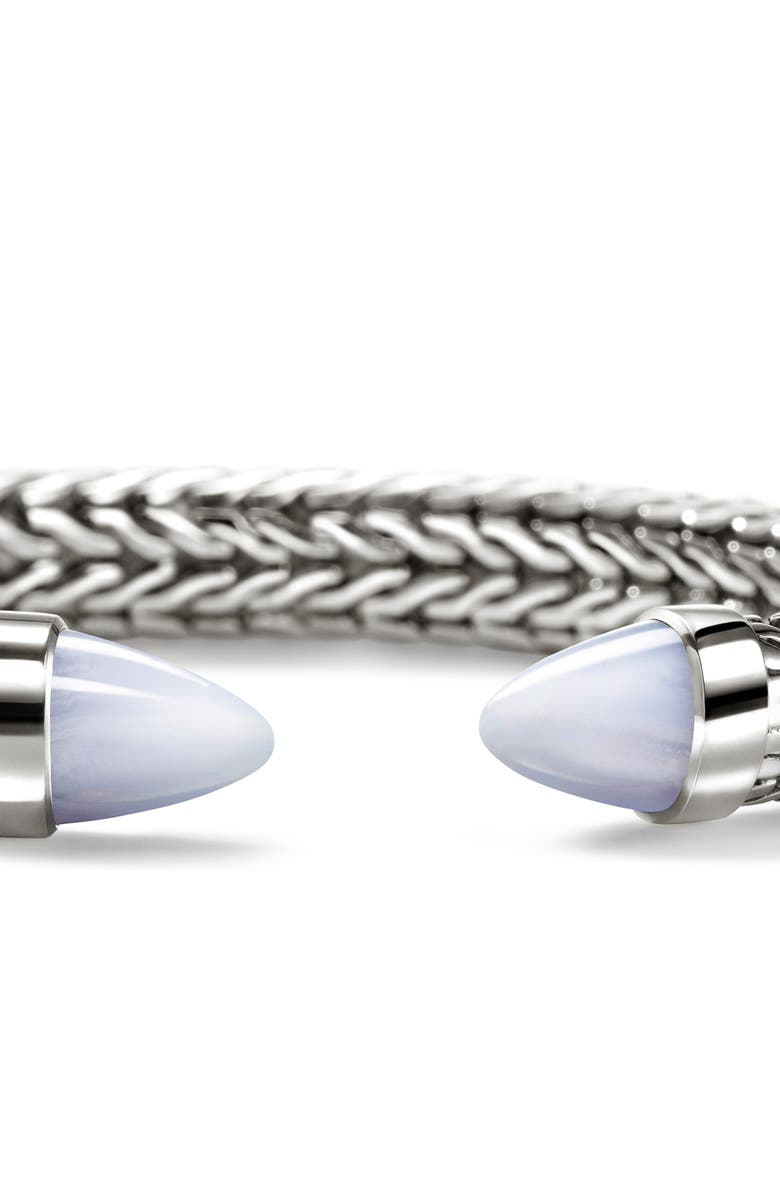 John Hardy Spear 50 Flex Cuff Bracelet, Alternate, color, Silver