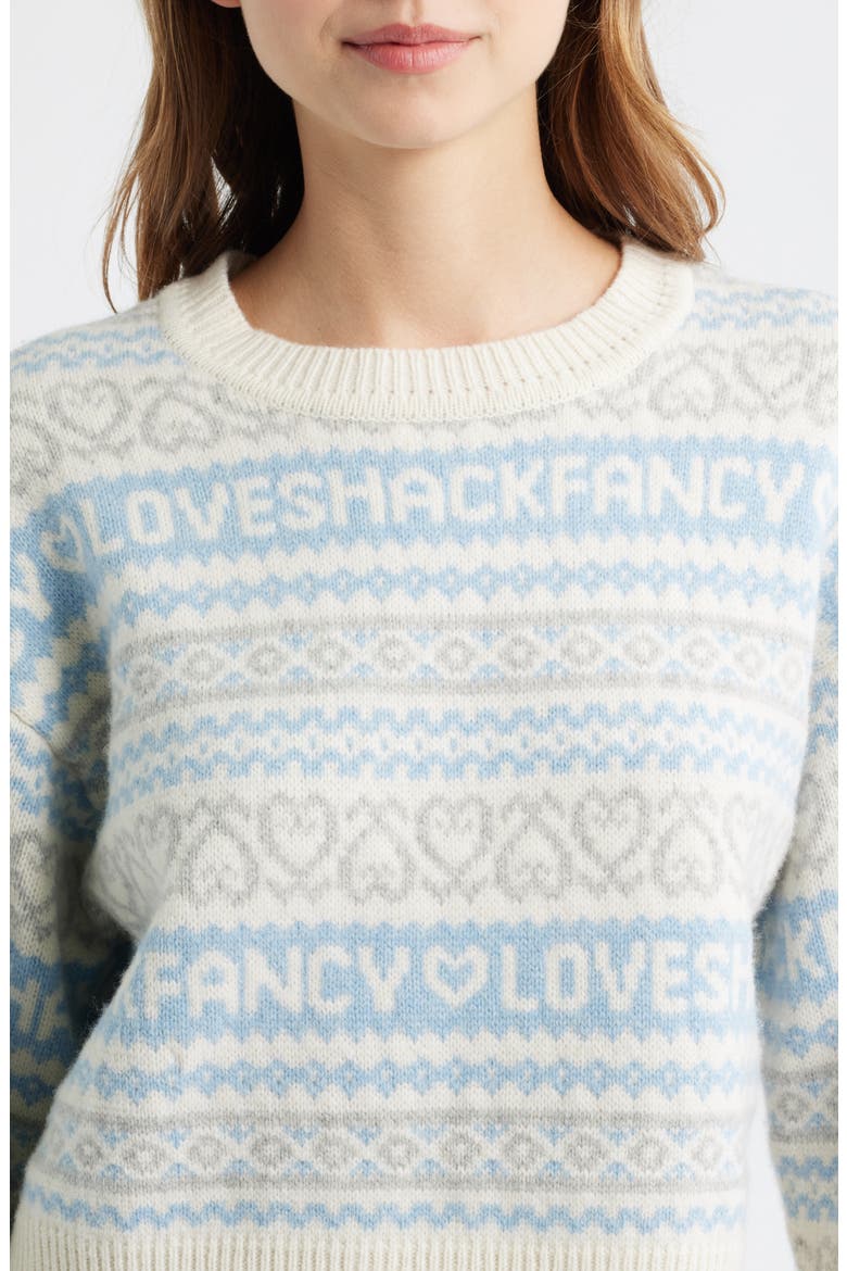 Emberly Crewneck Wool Sweater, Alternate, color, WINTER HAZE