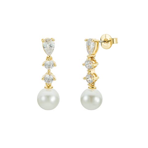 Serenade Pearl and Crystal Earrings