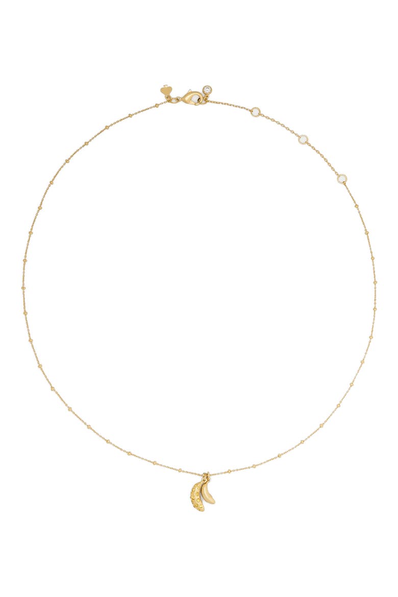 banana pendant necklace, Alternate, color, LIGHT TOPAZ