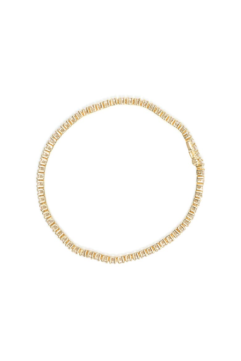 14K Yellow Gold 6.0 Cttw Classic 4 Diamond Tennis Bracelet, Alternate, color, Yellow