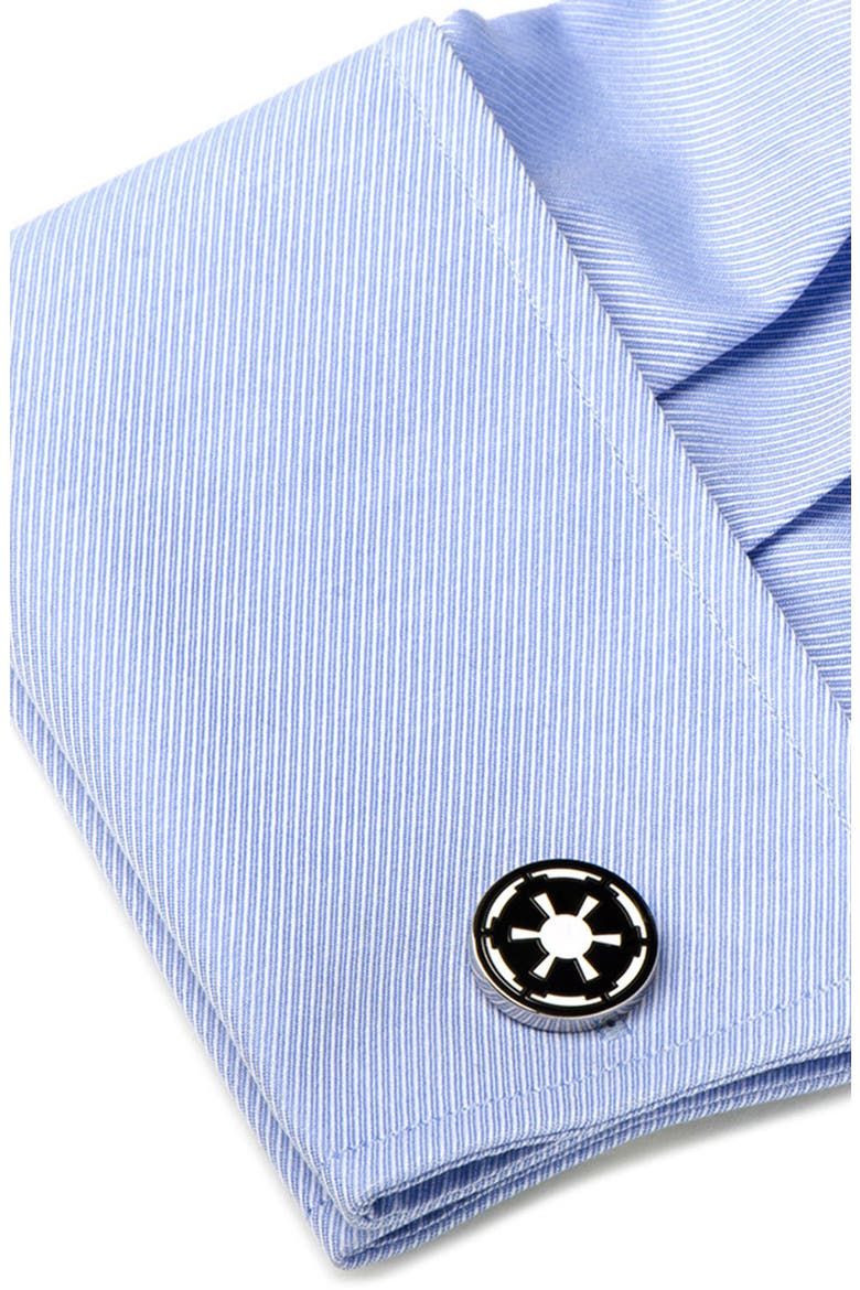 Star Wars™ Imperial Empire Cuff Links, Alternate, color, WHITE
