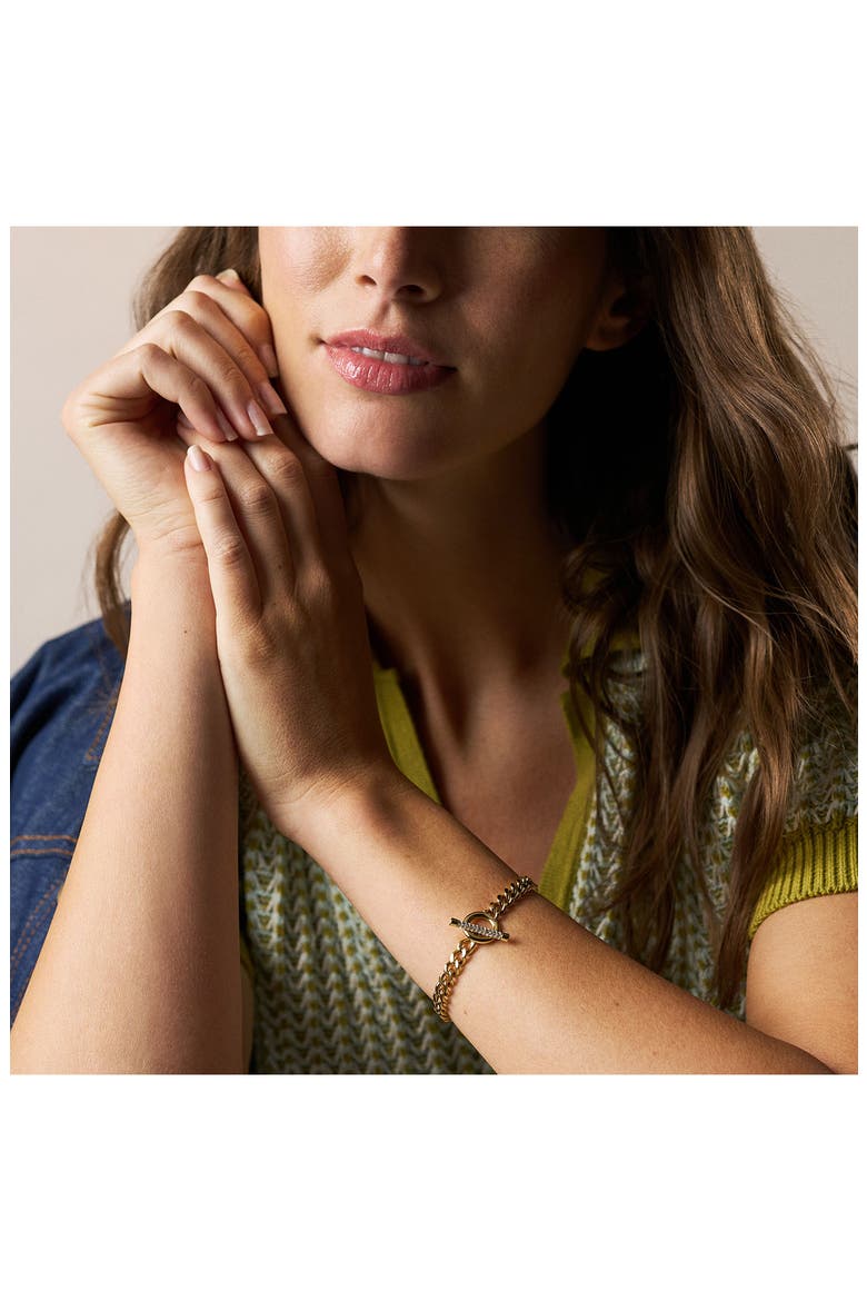 Carlie T-Bar Pav%%e Toggle Bracelet, Alternate, color, GOLD