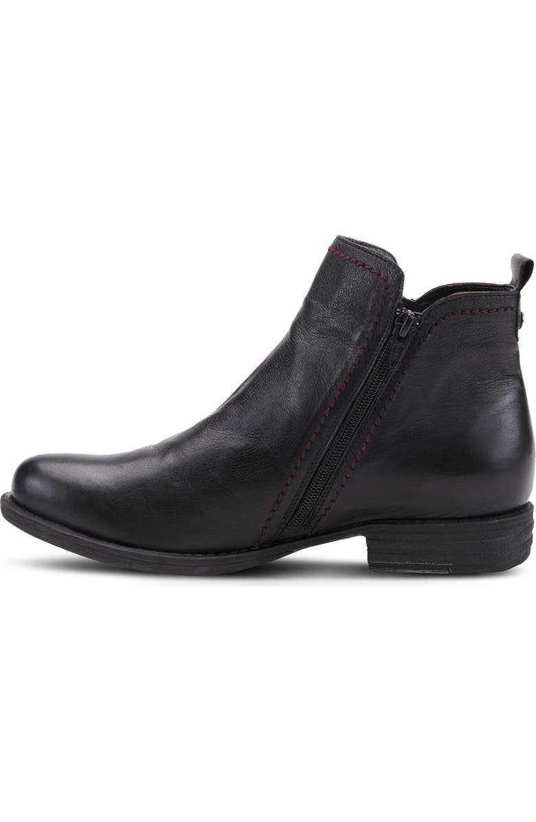 Spring Step Oziel Bootie, Alternate, color, Black Leather