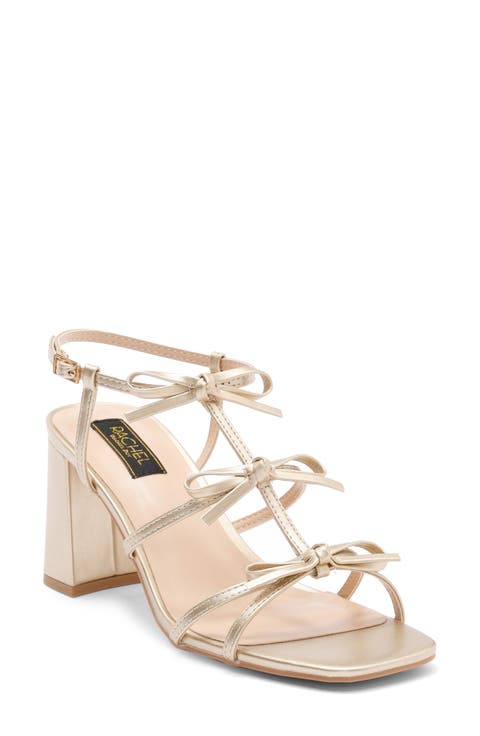 Cologne Bow Block Heel Sandal (Women)