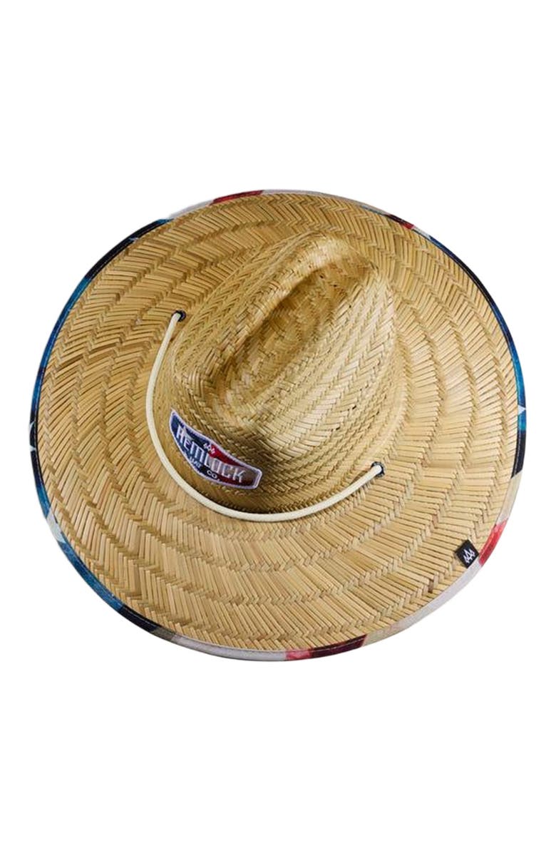 Hemlock Liberty Straw Lifeguard Hat, Alternate, color, 