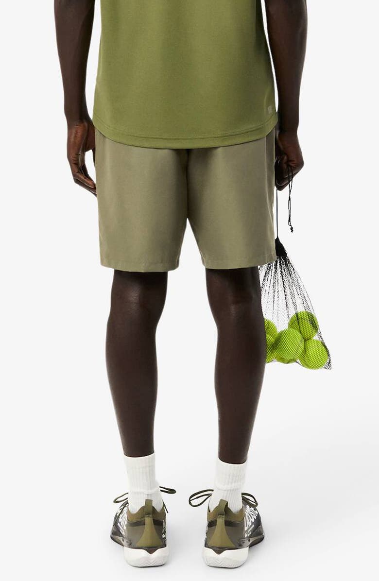 Lacoste 'Sport Diamante' Drawstring Athletic Shorts, Alternate, color, E9f Olive