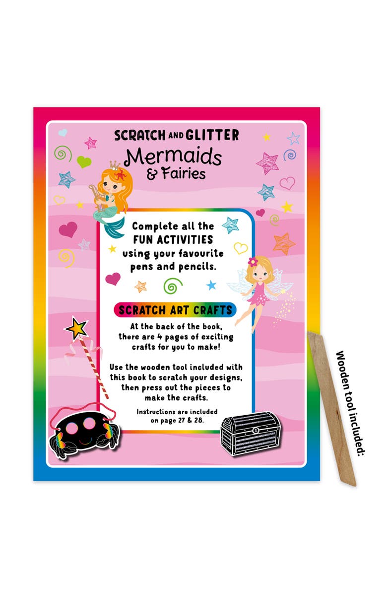 book 'n' app pApplishing house Scratch & Glitter Activity Book, Alternate, color, Multicolored