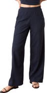 Marine Layer Allison Pull-On Wide Leg Hemp Blend Pants