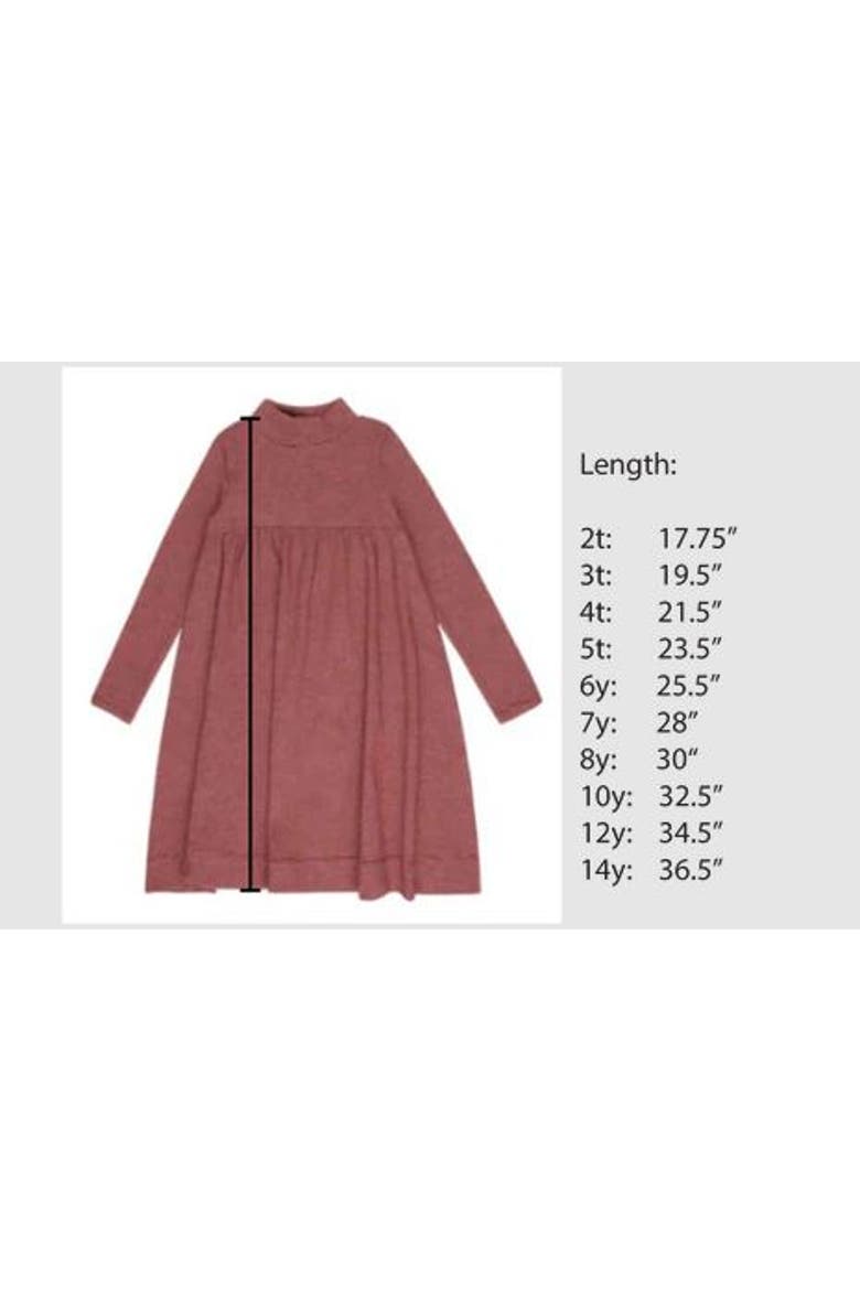French Terry Autumn Kids Collection - Dress, Alternate, color, Pink