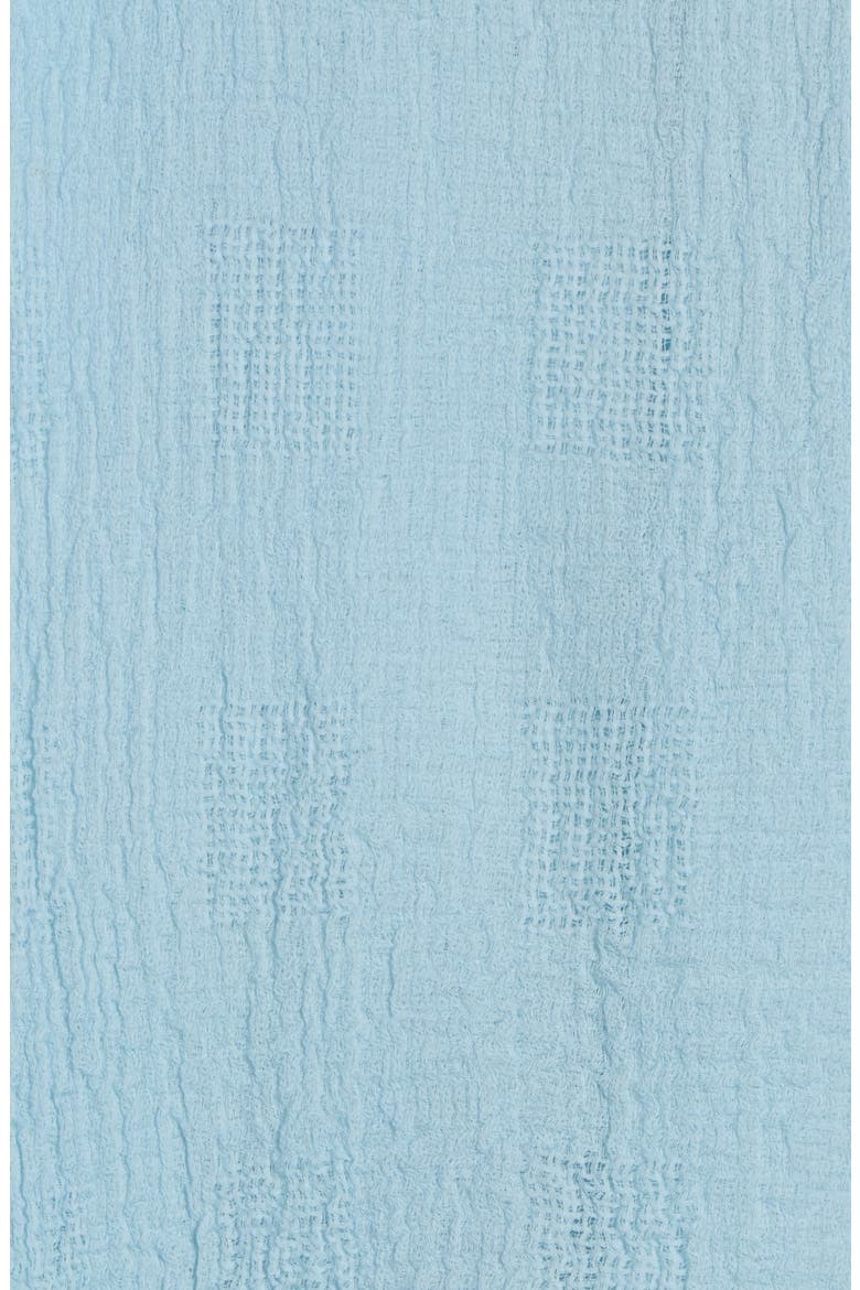 Watercolor Organic Cotton Gauze Scarf, Alternate, color, PALE SKY