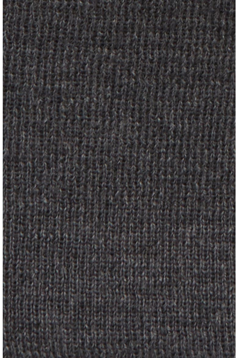 Logo Patch Wool Beanie, Alternate, color, CHARCOAL