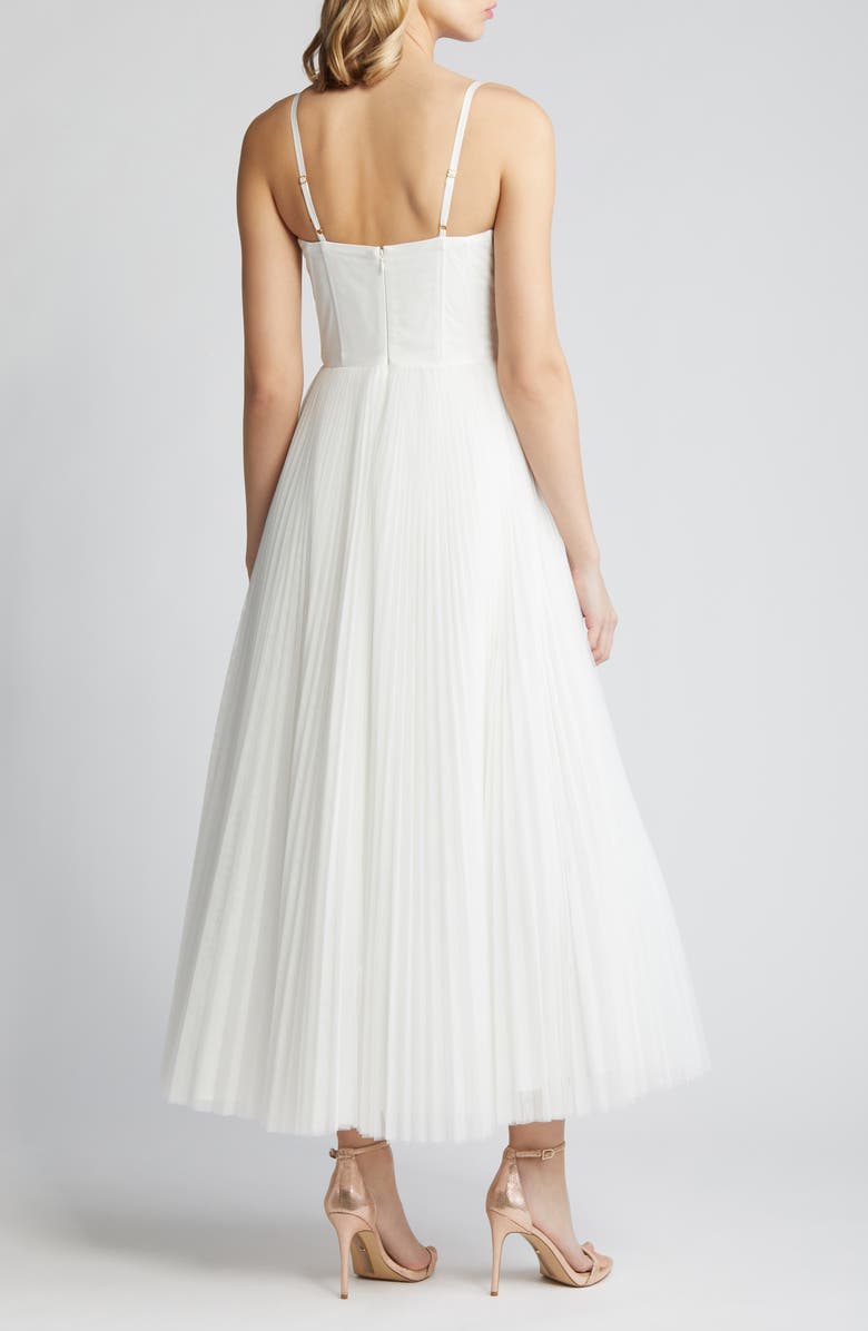 Hutch Amara Floral Bustier Pleated Fit & Flare Dress, Alternate, color,