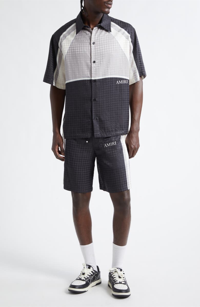 AMIRI MA Quad Panel Shorts, Alternate, color, Black