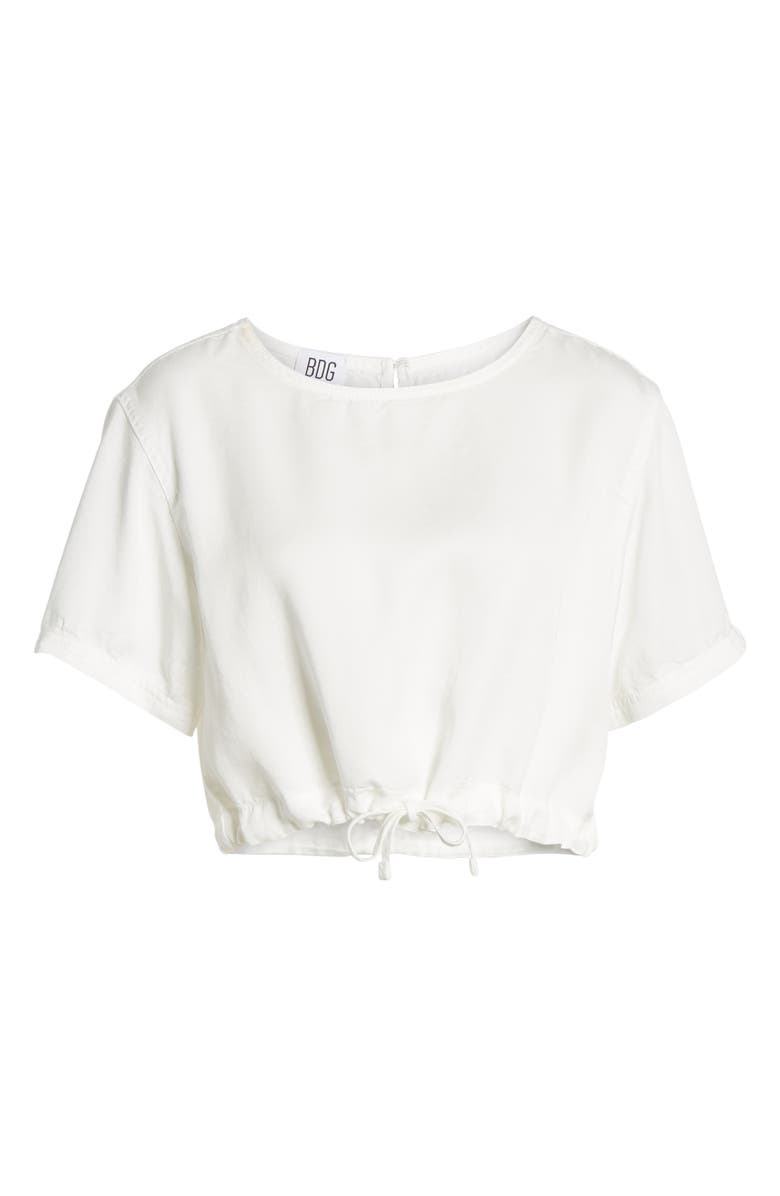 BDG Urban Outfitters Tie Hem Crop Top, Alternate, color, 