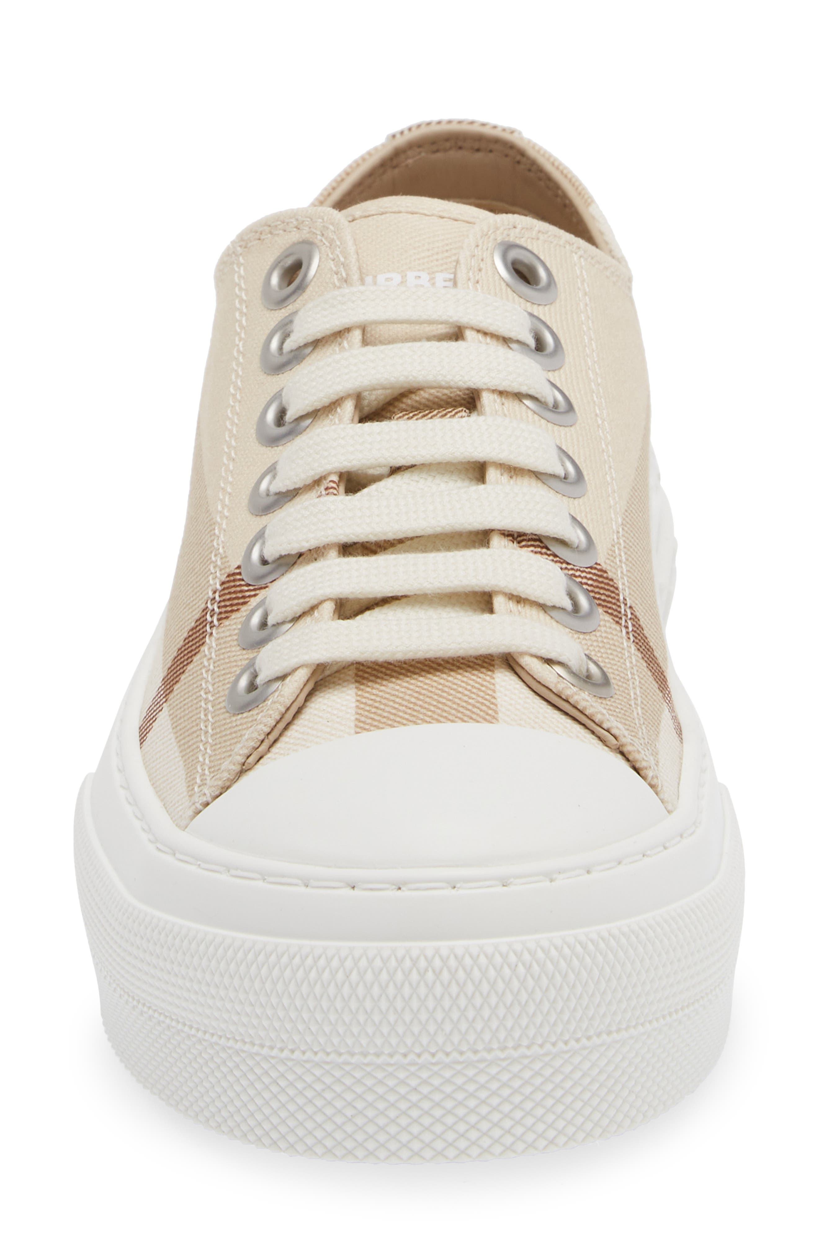 Burberry Jack Check Platform Sneaker, Alternate, color, 