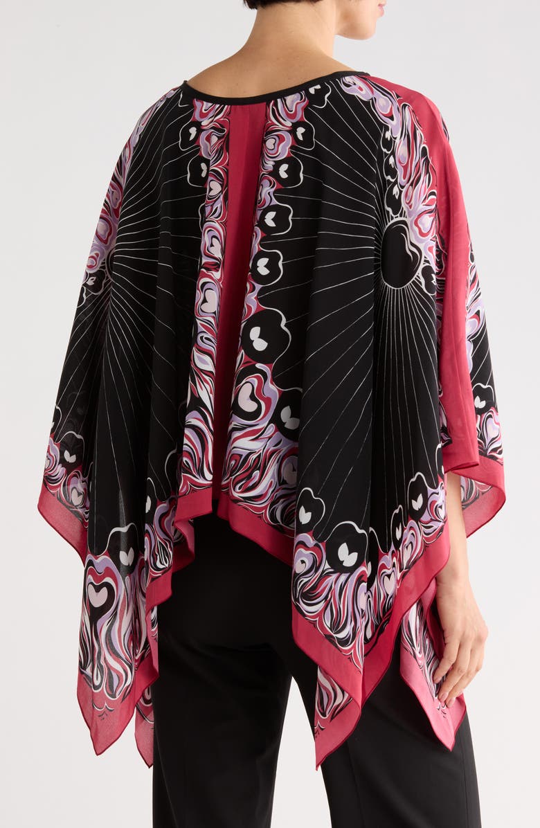 Longchamp Silk Top, Alternate, color, Black