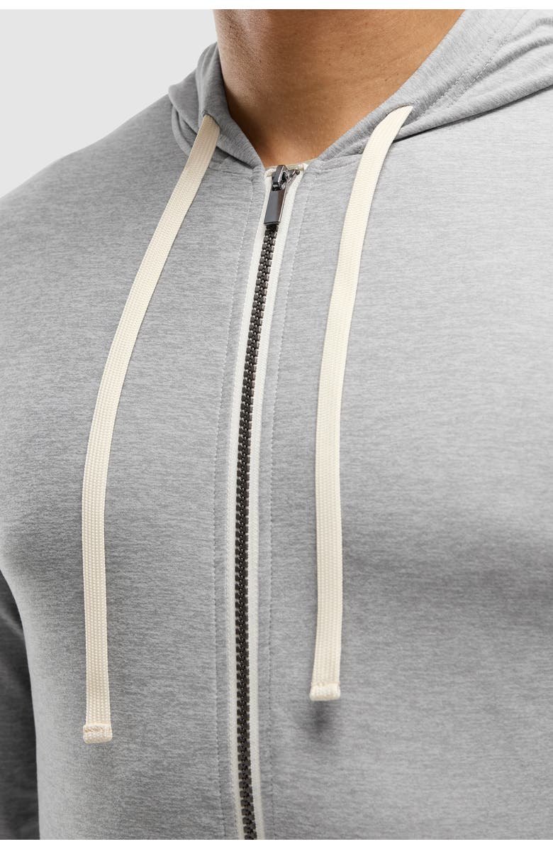 Peloton Dreamblend Full Zip, Alternate, color, Light Heather Grey