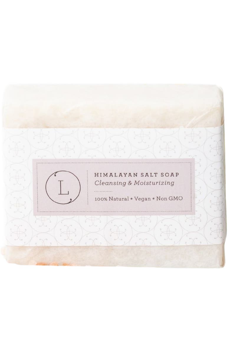 Lizush Natural Cold Process Soap Bar Set of 2, Main, color, Himalayan Salt