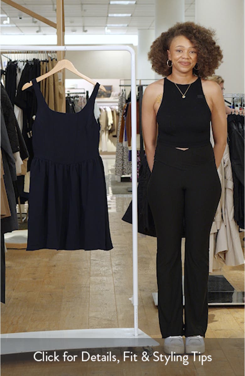 Corset Bodice Fit & Flare Minidress, sales video thumbnail