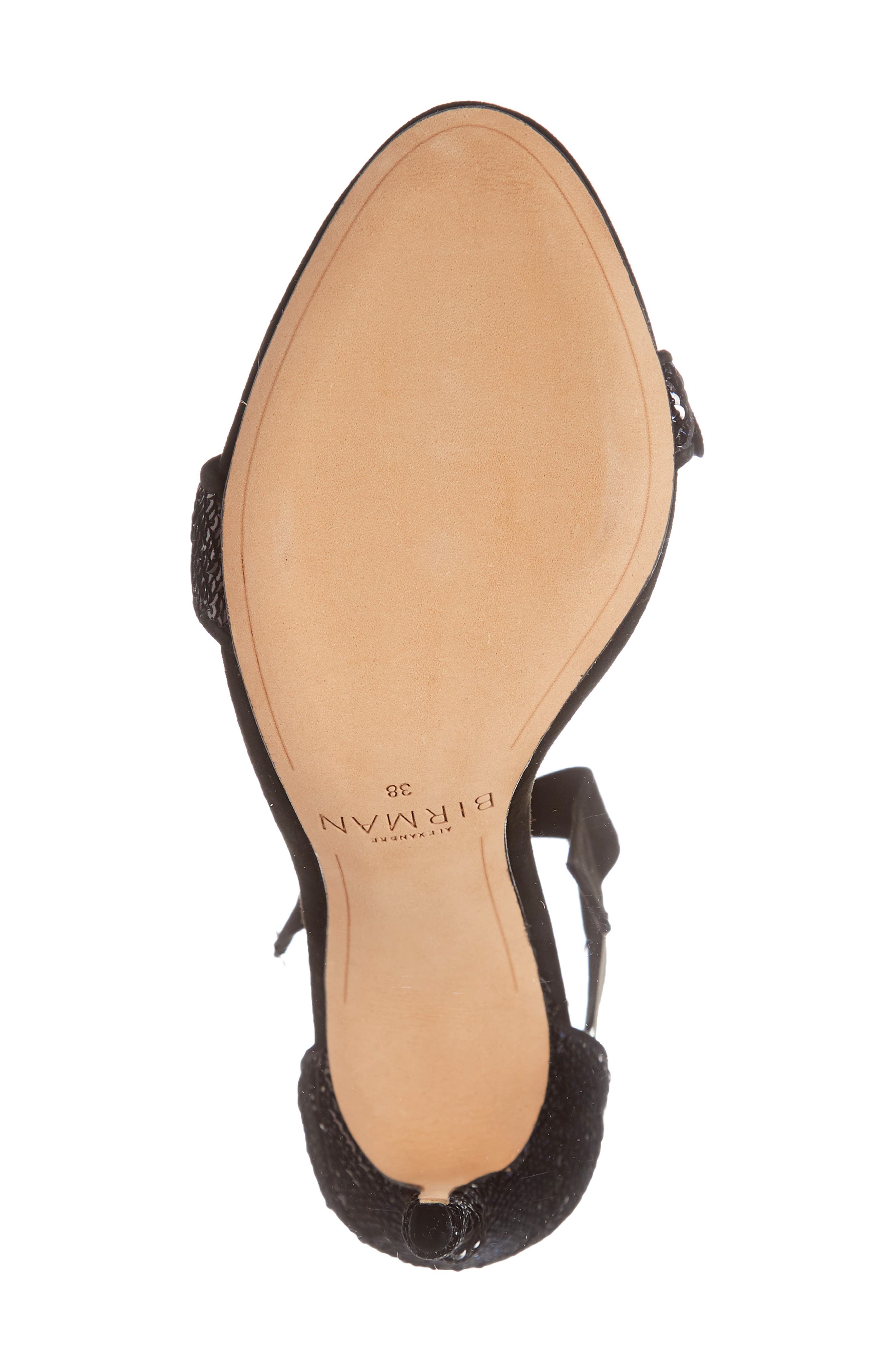 Clarita Tie Strap Sandal, Alternate, color, BLACK MULTI