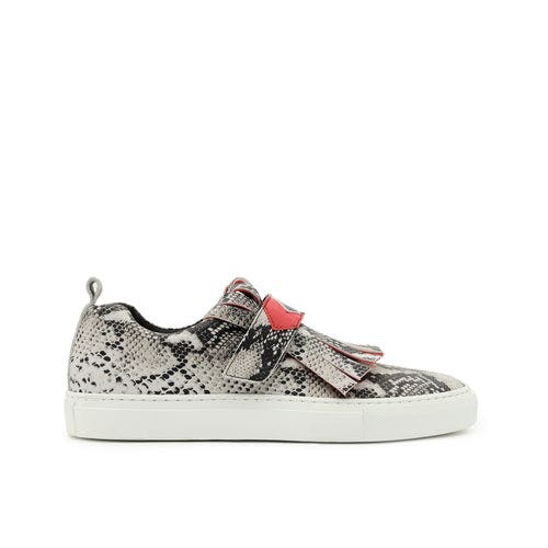 Tiannia Barnes Serena Sneakers, Main, color, Snakeskin