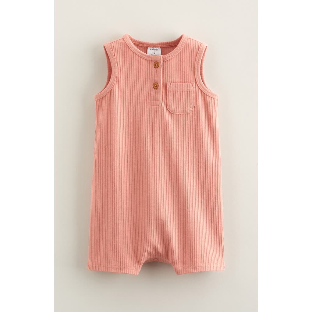 Nordstrom Rib Romper In Pink