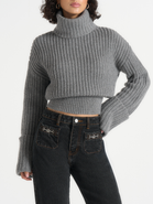Manière De Voir Amaya Roll Neck Knit Jumper With Cuffs