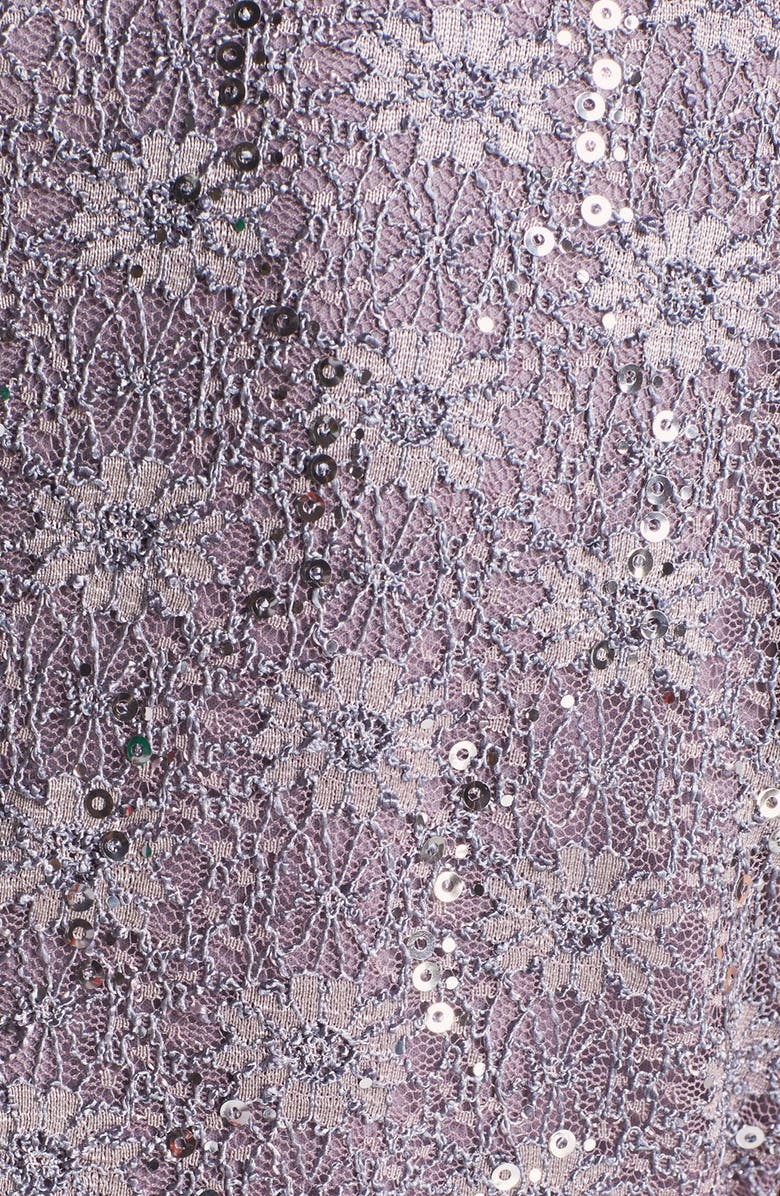 Alex Evenings Sequin Lace Overlay Sheath Dress, Alternate, color,