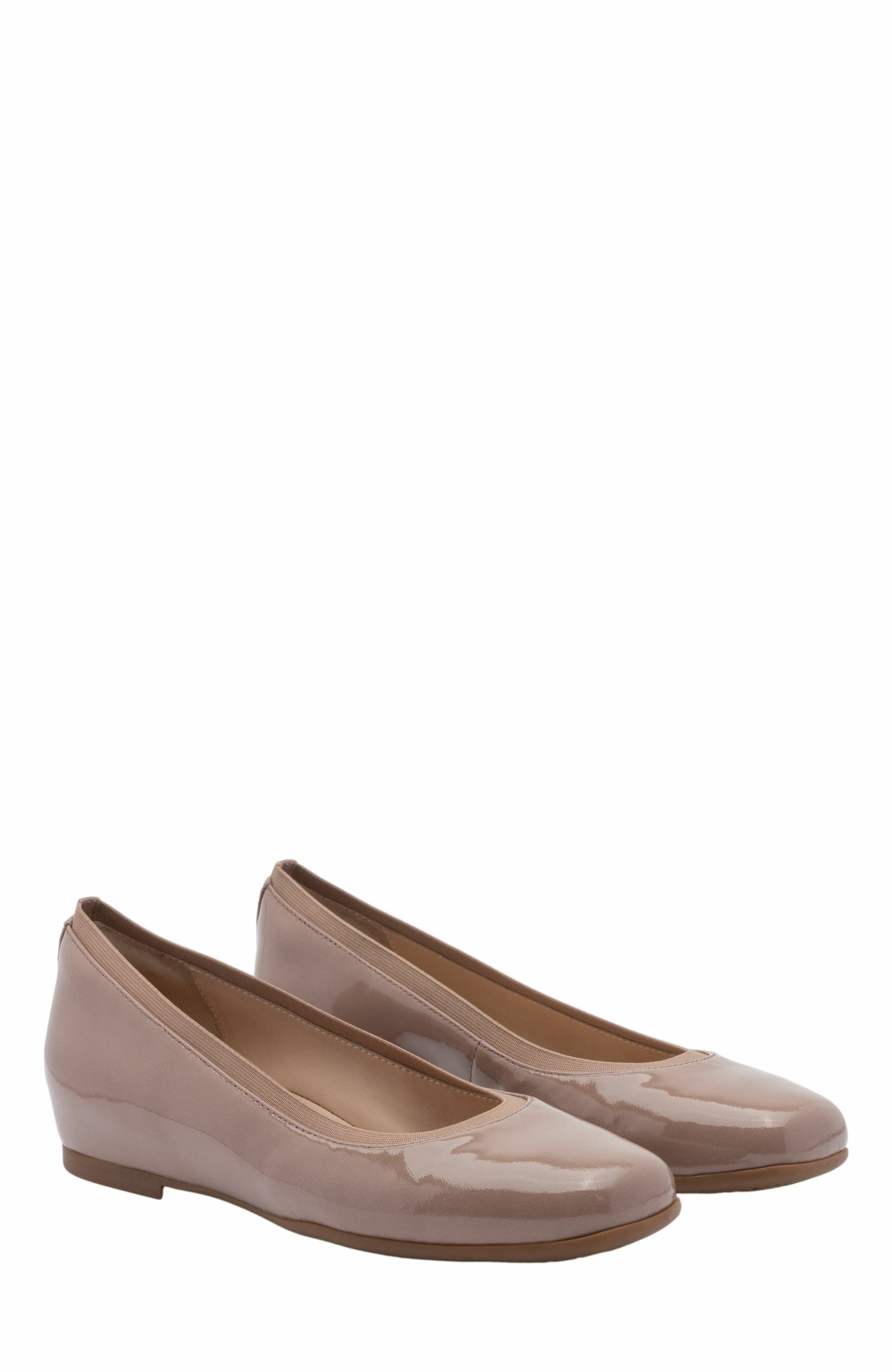 Cadence Ballet Flat, Alternate, color, Tan Pat - Regular