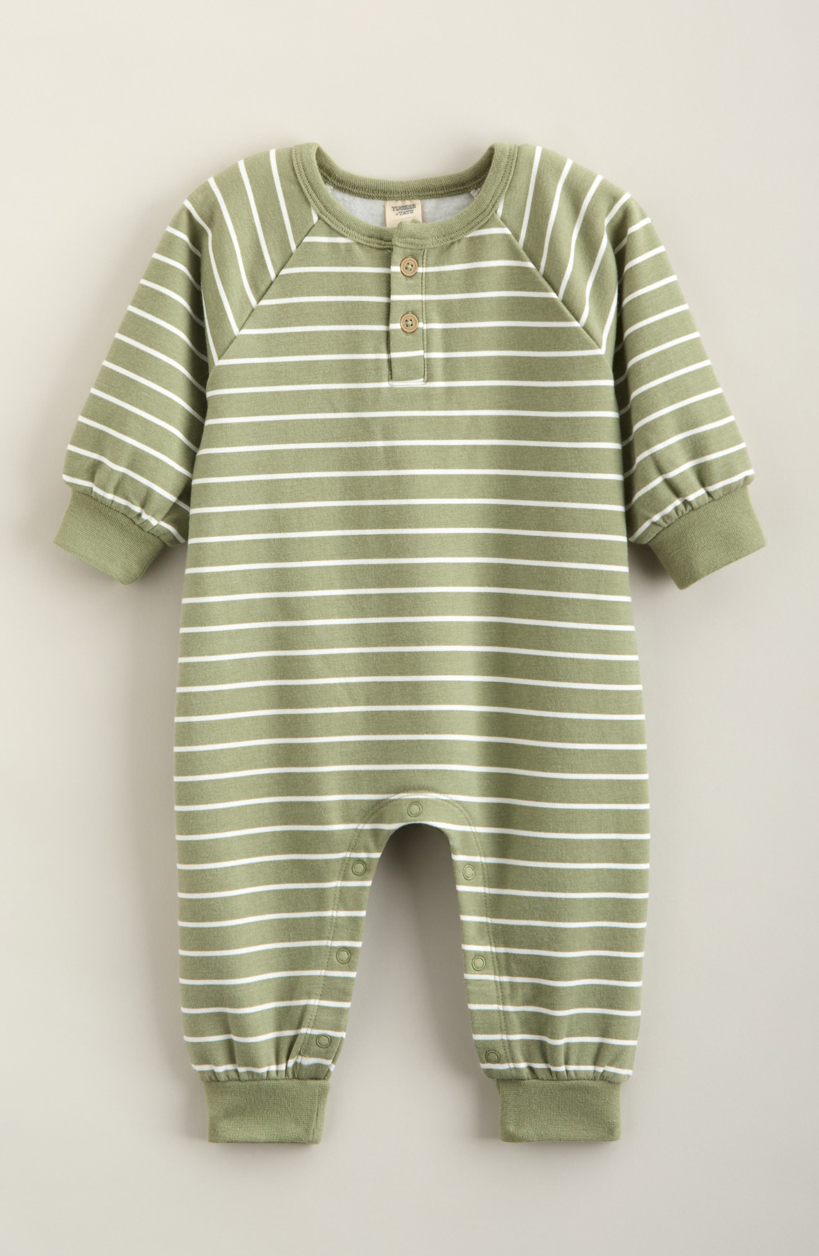 selected OLIVE- IVORY CHARLIE STRIPE