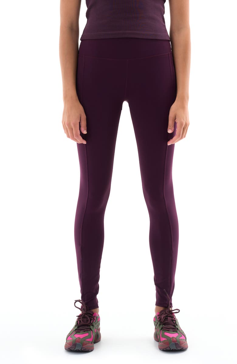 P.E Nation Amplify Zip Cuff Leggings, Main, color,