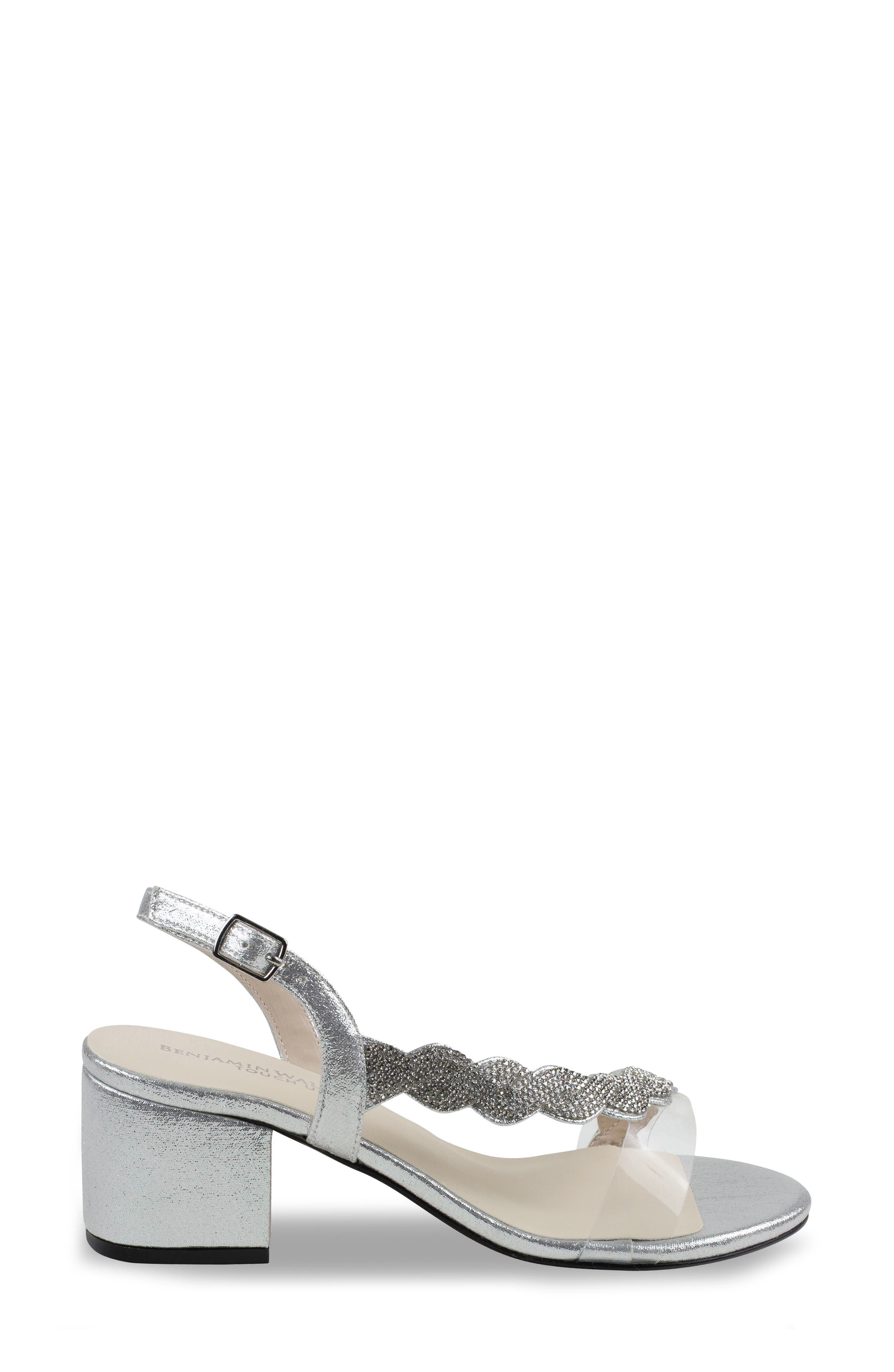 Ruby Slingback Sandal, Alternate, color, SILVER