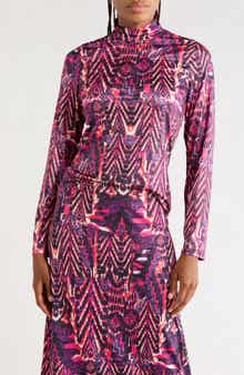 Lee Mock Neck Jersey Top