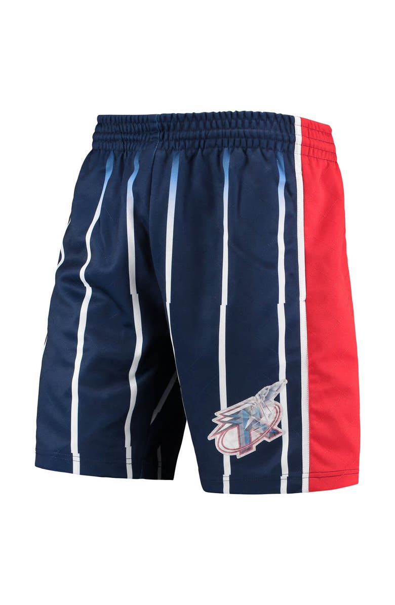 Mitchell & Ness Men's Mitchell & Ness Blue Houston Rockets 1996 Hardwood Classics 75th Anniversary Swingman Shorts, Alternate, color, Blue